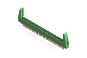 EDAC 345-055-558-488 Card Edge Connector, Single Side, 1.57 mm, 55 Contacts, Through Hole Mount, Right Angle