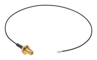 MOLEX 73230-6170 RF / Coaxial Cable Assembly, 12 ", 305 mm, 1.37mm, SMA Bulkhead Jack, MHF4 Plug, 50 ohm