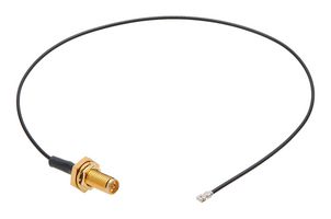 MOLEX 73230-6270 Cable RF / Coaxial ensamblado, 12 ", 305.8 mm, 1.37mm, Jack SMA Pasamuro RP, MHF4 Macho, 50 ohm