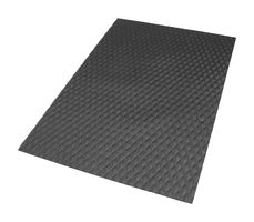 ACL STATICIDE 6003660 ESD Traction Mat, Nitrile Rubber, 36" x 60", Black