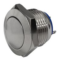 MULTICOMP PRO MP-PB7-01B32BFM Vandal Resistant Switch, 4 N, 0.63 ", SPST-NO-DM, Off-(On), Round Flat, Natural