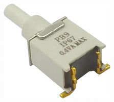 MULTICOMP PRO MP-PB9-BBA1RE-7 Pushbutton Switch, SPST-NO-DM, Off-(On), Round Plunger