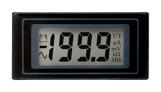 LASCAR DPM 400 LCD Voltmeter, DC Voltage, 0 mV to 200 mV, 3.5-Digit, 10 mm, 7 to 14 V