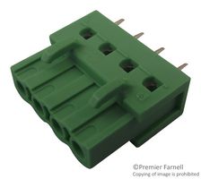 PHOENIX CONTACT 1785968 Terminal Block, Socket, Header, 5.08 mm, 4 Positions, 12 A, 320 V, Through Hole Vertical