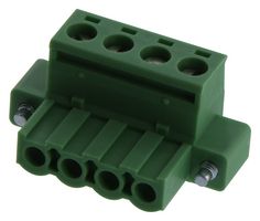 PHOENIX CONTACT 1778001 Pluggable Terminal Block, 5.08 mm, 4 Positions, 24 AWG, 12 AWG, 2.5 mm², Screw