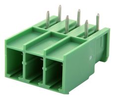 PHOENIX CONTACT 1804807 Terminal Block, Header, 7.62 mm, 3 Positions, 20 A, 630 V, Through Hole Right Angle