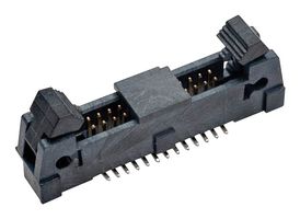 HARWIN M50-3652042R Cabezal de Pin, Cable-a-Tarjeta, 1.27 mm, 2 Líneas, 40 Contactos, Montaje Superficial