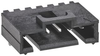 MOLEX 171974-0004 Pin Header, Signal, 2.54 mm, 1 Rows, 4 Contacts, Through Hole Right Angle, SL 171974 Series