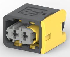 TE CONNECTIVITY 2-1418483-1 Automotive Connector Housing, Heavy Duty Sealed Connector Series, Receptacle, 2 Positions