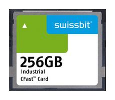 SWISSBIT SFCA256GH2AD4TO-C-HT-236-STD Flash Memory Card, CFast Card, 256 GB, 3.3 V, 0 °C, 70 °C, F-50 Series