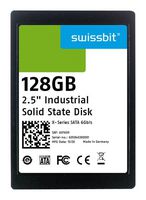 SWISSBIT SFSA128GQ1AA4TO-I-NC-226-STD SSD, External, 2.5 Inch, SATA 6 Gb/s (SATA III), 128 GB, SLC NAND, Non-Encrypted