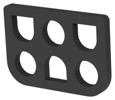 AMP - TE CONNECTIVITY 794993-1 Sello de Cable de Conector, MATE-N-LOK Series Rectangular Connectors, Silicone Foam