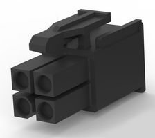 AMP - TE CONNECTIVITY 1-172167-9 Connector Housing, Mini-Universal MATE-N-LOK Series, Plug, 4 Positions, 4.14 mm