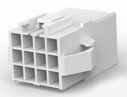 AMP - TE CONNECTIVITY 176299-1 Connector Housing, Universal Power Series, Receptacle, 12 Positions, 3.96 mm