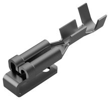 AMP - TE CONNECTIVITY 62112-2 Quick Disconnect Terminal, FASTON 110 Series, Female & Male Piggyback Disconnect, 2.8mm x 0.51mm