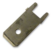 AMP - TE CONNECTIVITY 63900-1 PCB Terminal, 6.35mm x 0.81mm, 0.25" x 0.032", Brass, 1.4 mm, Tin, FASTON 250 Series