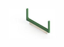 EDAC 345-054-541-158 Card Edge Connector, Single Side, 1.57 mm, 54 Contacts, Through Hole Mount, Straight