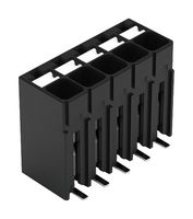 WAGO 2086-1105/700-000/997-605 Wire-To-Board Terminal Block, 3.5 mm, 5 Positions, 24 AWG, 16 AWG, 1.5 mm², Push In