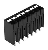 WAGO 2086-1107 Wire-To-Board Terminal Block, 3.5 mm, 7 Positions, 24 AWG, 16 AWG, 1.5 mm², Push In