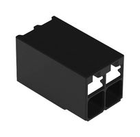 WAGO 2086-1202/700-000/997-604 Bloque de Terminal de Cable-A-Tarjeta, 3.5 mm, 2 Posiciones, 24 AWG, 16 AWG, 1.5 mm², Push-In