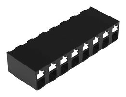WAGO 2086-3208/700-000/997-607 Wire-To-Board Terminal Block, 5 mm, 8 Positions, 24 AWG, 16 AWG, 1.5 mm², Push In