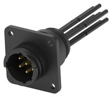 TE CONNECTIVITY 2387114-1 Circular Cable Assembly, Series 1, Circular Receptacle to Free End, 7 Positions, 19.7 ", 500 mm