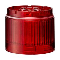 PATLITE (U.S.A.) LR6-E-R+FB295 LED Unit, Red, 24 VDC, -20 to 50 Deg C, 2.362" x 1.96", IP67, IP69K, LR Series