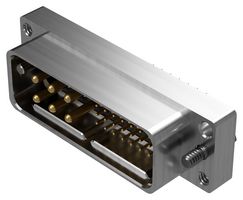 POSITRONIC SMSA068-MA38C-T7S1 Rectangular Power Connector, 34 Contacts, SP MAX Series, PCB Mount, Through Hole Straight, Plug