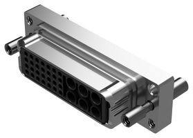POSITRONIC SMSA068-SA00X-E7XX Heavy Duty Connector Base, 34 Pos, SP MAX Series, Cable Mount, S