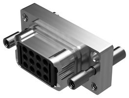 POSITRONIC SMXA050-SA00X-E7XX Heavy Duty Connector Base, 12 Pos, SP MAX Series, Cable Mount, X
