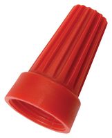 IDEAL WT6-1 Closed End Splice, WireTwist WT6 Series, Twist On, 20 AWG, 8 AWG, 10 mm², Red
