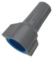 IDEAL 30-1163 Closed End Splice, 63 Series, Twist On, 16 AWG, 6 AWG, 16 mm², Blue, Grey
