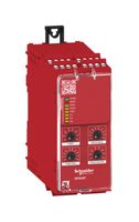 SQUARE D BY SCHNEIDER ELECTRIC XPSUAT33A3AP Safety Relay, 240 V, 6PST-NO, SPST-NC, Harmony XPS Series, DIN Rail, 5 A, Screw