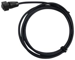 SWITCHCRAFT/CONXALL CA6A808SP07990 Circular Cable Assembly, Circular Receptacle to Free End, 8 Positions, 6.6 ft, 2 m, Black