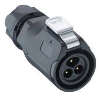 LUTRONIC 2450 02 T09CB T Conector para Sensor, 02 Series, Male, 2 Positions, Soldable Macho, Montaje en Cable Recto