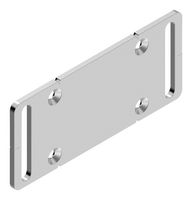 BANNER ENGINEERING SMBZMXMP Mounting Plate, with Hardware Packet, 3D Time of Flight Sensors, Flat, Stainless Steel, 3DTOF Series