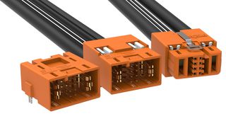 TE CONNECTIVITY 2332798-1 Rectangular Power Connector, 10 Contacts, UMP Series, Cable Mount, Crimp, 2.54 mm
