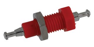 ABBATRON HH SMITH 1507-102 Test Connector, Tip Jack, 2 kV, 10 A, Red