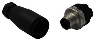 PHOENIX CONTACT 1662528 Conector para Sensor, M12, Male, 4 Contactos, Roscado Macho, Montaje en Cable Recto