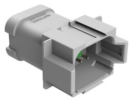 AMPHENOL SINE/TUCHEL AT04-08PA-P028 Automotive Connector, AT Series, Straight Receptacle, 8 Contacts, Busbar Pin, Thermoplastic Body