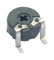 AMPHENOL PIHER SENSORS AND CONTROLS PS6KV50-104A3030-I-PM Trimmer, Single Turn, Carbon, Top Adjust, 100 kohm, Surface Mount, 1 Turns