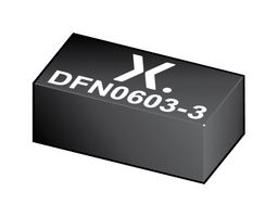 NEXPERIA PUSB3BB2DFZ ESD Protection Device, 5.3 V, DFN0603, 3 Pins, 4 V