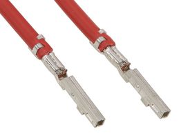 MOLEX 215345-2125 Cable Assembly, 16 AWG, Squba 3.6 Crimp Terminal Socket to Squba 3.6 Crimp Terminal Socket, 17.7 "