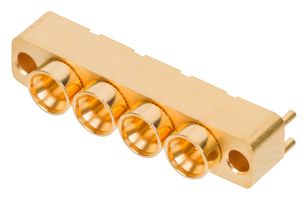 AMPHENOL SV MICROWAVE 9311-00038 RF / Coaxial Connector, SMPM Coaxial, Straight Plug, Surface Mount Vertical, 50 ohm