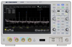 B&K PRECISION 2569B Digital Oscilloscope, 2560B Series, 4 Analog, 1 Ext Trigger, 350 MHz, 2 GSPS, 200 Mpts, 1 ns