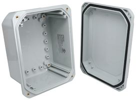 BUD INDUSTRIES DPS-28708 Plastic Enclosure, Outdoor / Waterproof, Polycarbonate, 132.59 mm, 178.82 mm, 229.62 mm