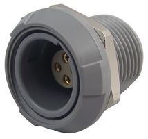 REDEL PKG.M0.4GL.LG Circular Connector, Standard Circular Connector, 1P Series, Panel Mount Receptacle, 4 Contacts