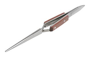 DURATOOL 1PK-118T-F Tweezer, Precision, Stainless Steel, 160 mm
