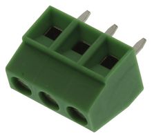 PHOENIX CONTACT 1727023 Bloque de Terminal de Cable-A-Tarjeta, 3.81 mm, 3 Posiciones, 26 AWG, 16 AWG, 1.5 mm², Tornillo