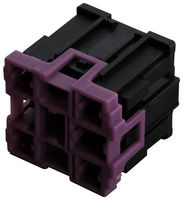 TE CONNECTIVITY 444313-1 Automotive Connector Housing, Junior Power Timer Series, Receptacle, 9 Positions